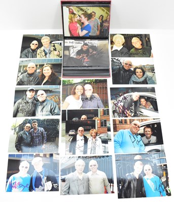 Lot 1795 - An album of signed photographs of TV actors...