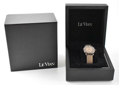 Lot 1412 - LE VIAN; a modern limited edition stainless...