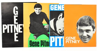 Lot 1800 - GENE PITNEY; four souvenir programmes, with...