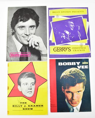 Lot 1801 - Four 1960s music souvenir programmes, with...