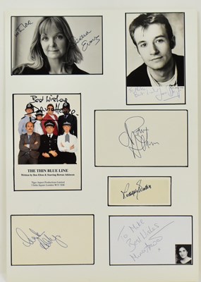 Lot 1804 - A display of the actors on the comedy sitcom,...