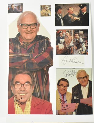 Lot 1587 - THE TWO RONNIES; a display featuring photo...