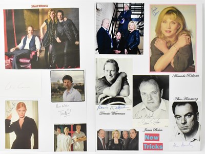 Lot 1604 - Two signed montages of the TV shows Silent...