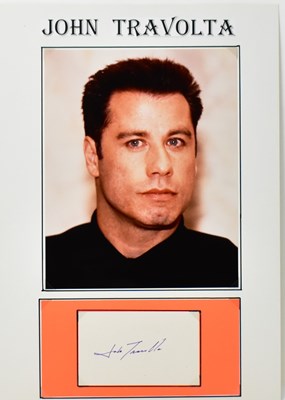 Lot 1673 - JOHN TRAVOLTA; a colour photo image of the...
