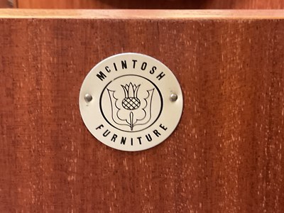 Lot 3 - MCINTOSH; a mid century teak dining suite,...