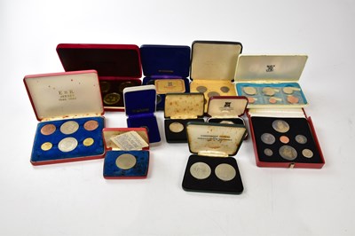 Lot 2615A - A collection of proof coins, including Isle of...