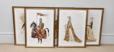 Lot 1751 - ENGLISH OPERA GROUP; five mixed media costume...