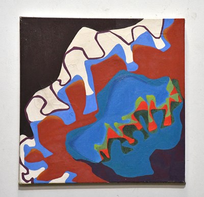 Lot 1702 - KEITH WOOD (1931-2003); oil on canvas,...