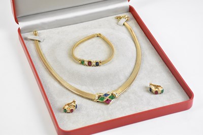 Lot 2082 - CHRISTIAN DIOR; a vintage jewellery set...