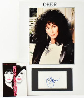 Lot 1791 - CHER; a colour photo image of the...