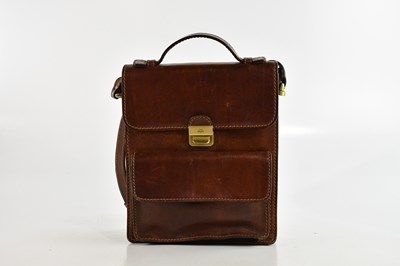 Lot 2042 - THE BRIDGE; a tan leather crossbody bag with...