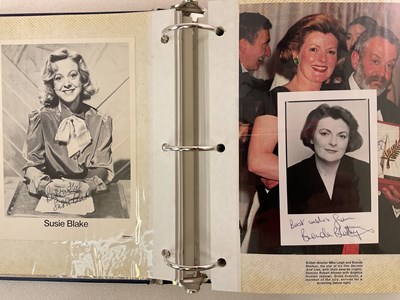 Lot 1605 - A blue lever arch file containing eighty pages...