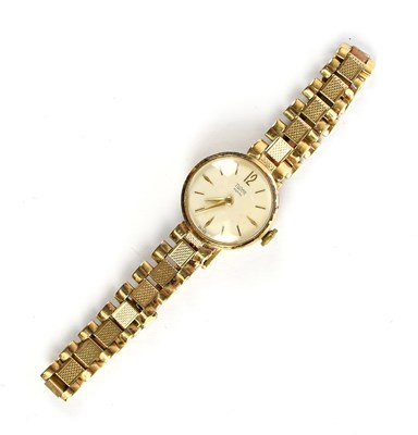 Lot 1684 - ROLEX; a lady's 9ct gold Tudor wristwatch,...