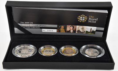 Lot 1400 - THE ROYAL MINT; a 2009 Silver Proof Piedfort...