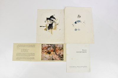 Lot 1725 - PIERRE JACQUEMON (French, 1936-2001); two...