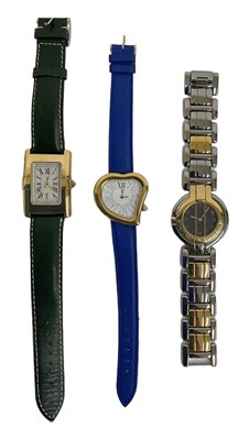Lot 1419 - LONGINES; a 'Rodolphe' stainless steel...