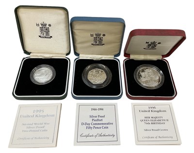 Lot 1409 - THE ROYAL MINT; a cased 1996 Her Majesty Queen...