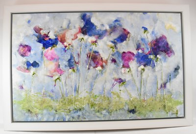 Lot 125 - EMILIJA PASAGIC; oil on canvas, 'Ascendance...