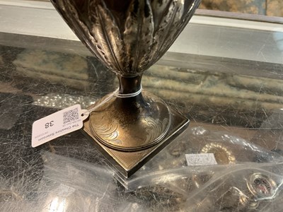 Lot 38 - JOHN ROBINS; a William IV hallmarked silver...