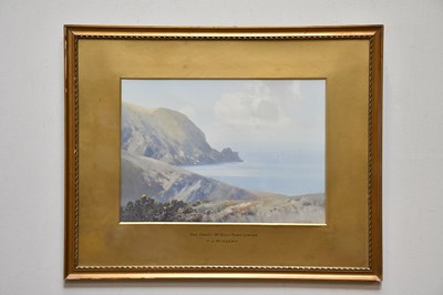 Lot 1571 - F J WIDGERY; watercolour, 'The Coast, Nr. Duty...