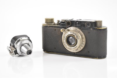 Lot 2666 - LEICA; a Leica II 35mm rangefinder camera,...