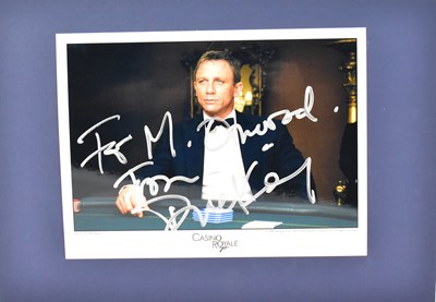 Lot 1828 - JAMES BOND; a colour Casino Royale photo still,...