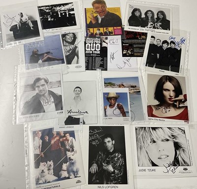 Lot 1556 - ROCK & POP; fifteen folder pockets containing...