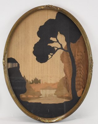 Lot 245 - An early 20th century Arts and Crafts oval...