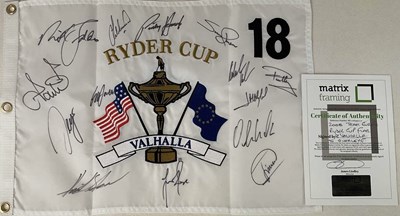 Lot 1980 - RYDER CUP; a 'Valhalla 2008' flag,...