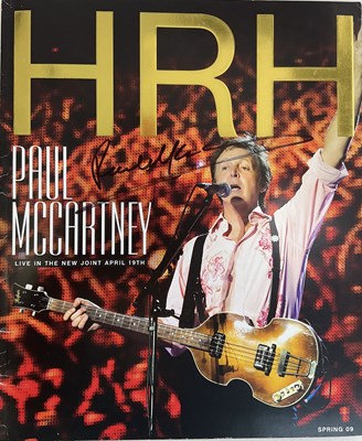 Lot 1855 - SIR PAUL MCCARTNEY; an 'HRH' magazine bearing...