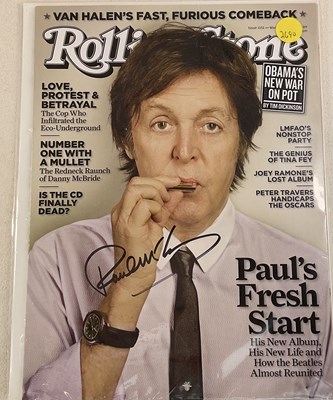 Lot 1848 - SIR PAUL MCCARTNEY; an edition of Rolling...
