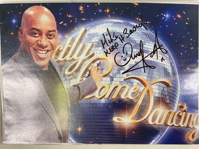 Lot 1568 - STRICTLY COME DANCING; a black lever arch file...