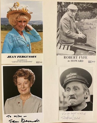 Lot 1559 - TV SHOWS; an impressive album full of signed...