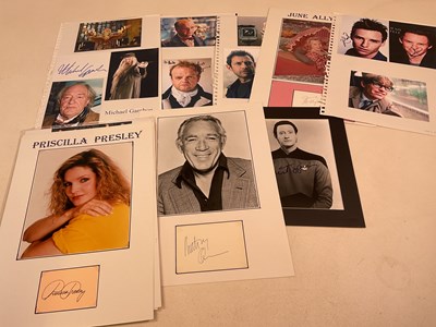 Lot 1583 - Fifteen various TV, film and movie personality...