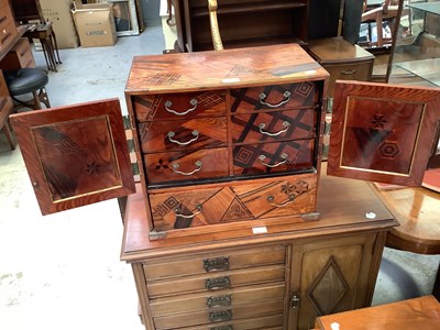 Lot 66 - An early 20th century Oriental inlaid...