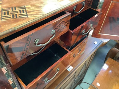 Lot 66 - An early 20th century Oriental inlaid...