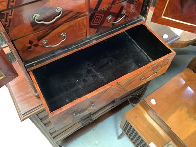 Lot 66 - An early 20th century Oriental inlaid...
