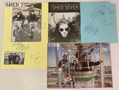 Lot 1779 - SHED SEVEN; two montages of the group showing...