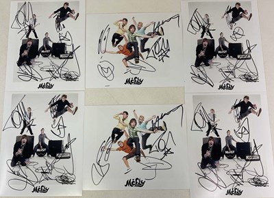 Lot 1783 - MCFLY; a group of six colour band promotional...