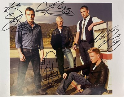 Lot 1765 - WESTLIFE; a colour photo promotional image...