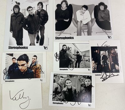 Lot 1766 - STEREOPHONICS; four colour and black and white...