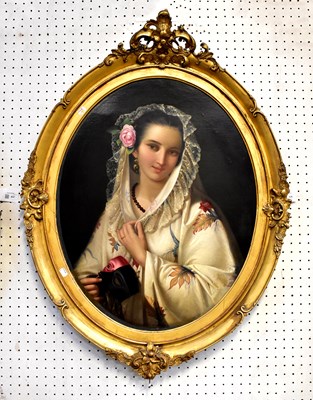 Lot 772 - UNATTRIBUTED; Continental oil, 19th century...