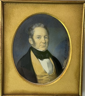 Lot 342 - ALESSANDRO CITTADINI (1820-1877); an oval...