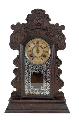 Lot 104 - ANSONIA CLOCK CO; an early 20th century mantel...