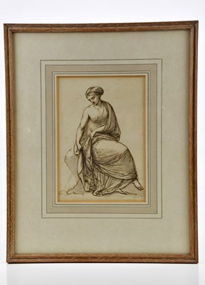 Lot 1542 - ANGELICA KAUFMANN (1741-1807); pen and wash...