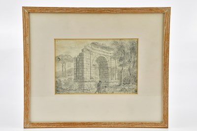 Lot 1519 - UNATTRIBUTED; 18th century pencil drawing,...