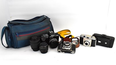 Lot 490 - A Nikon F-401S camera and lens