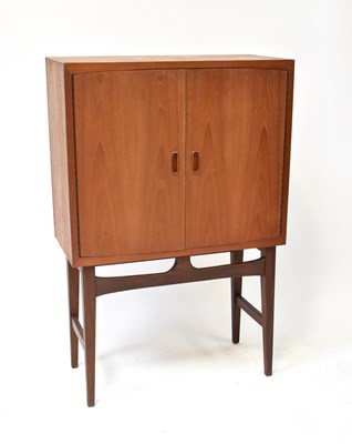 Lot 55 - A mid-20th century teak G-Plan style cocktail...