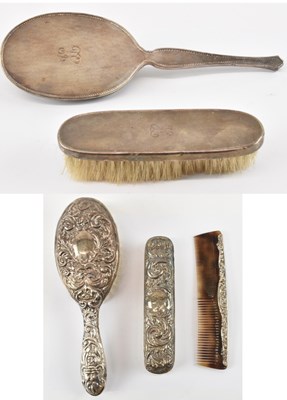 Lot 700 - HENRY CLIFFORD DAVIS; a hallmarked silver two...