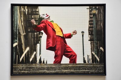 Lot 1663 - NICK HOLDSWORTH; mixed media on board,...